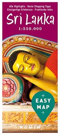 Immagine copertina libro Sri Lanka Easy map 1:550.000