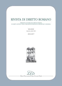Immagine copertina libro Rivista di diritto romano (2016-2017). Vol. 16-17