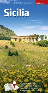 Immagine copertina libro Sicilia. Carta stradale e turistica plastificata 1:325.000