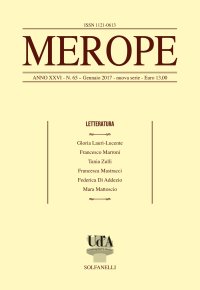 Immagine copertina libro Merope. Vol. 65: Letteratura