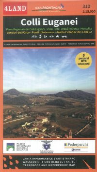 Immagine copertina libro Colli Euganei. Carta topografica 1:15.000