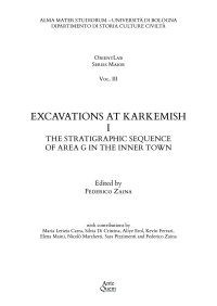 Immagine copertina libro Excavations at Karkemish. Vol. 1: The stratigraphic sequence of Area G in the inner town