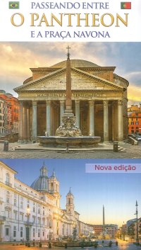 Immagine copertina libro Passeggiando tra il Pantheon e Piazza Navona. Ediz. portoghese