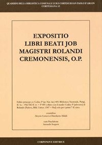 Immagine copertina libro Exposizio libri beati job magistri Rolandi Cremonensis