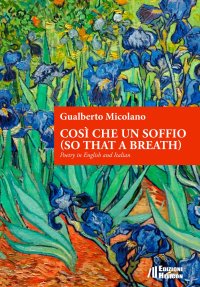 Immagine copertina libro Così che un soffio (so that a breath). Poetry in English and Italian