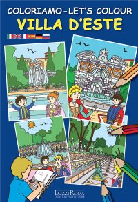 Immagine copertina libro Coloriamo Villa d'Este-Villa Adriana. Ediz. illustrata. Con gadget