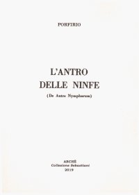 Immagine copertina libro L'antro delle ninfe (De antro Nympharum)