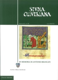 Immagine copertina libro Studia Oliveriana. Quarta serie. Vol. 3: In memoria di Antonio Brancati
