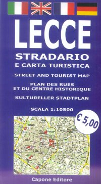 Immagine copertina libro Lecce, stradario e carta turistica. 1:10.500. Ediz. multilingue