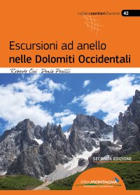 Immagine copertina libro Escursioni ad anello nelle Dolomiti occidentali