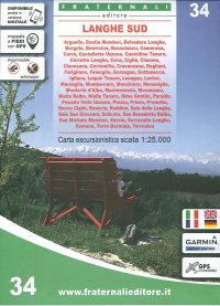 Immagine copertina libro Carta n. 34. Langhe Sud. Carta escursionistica scala 1:25.000