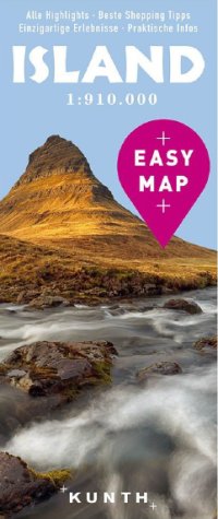 Immagine copertina libro Easy Map Kunth Islanda