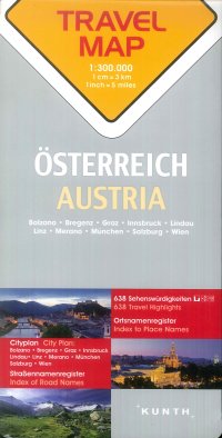 Immagine copertina libro Travel Map Austria 1:300.000