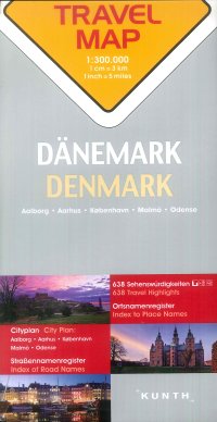 Immagine copertina libro Travel Map Danmark 1:300.000