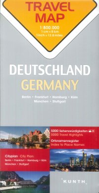 Immagine copertina libro Travel Map Deutschland - Germany. 1:800.000