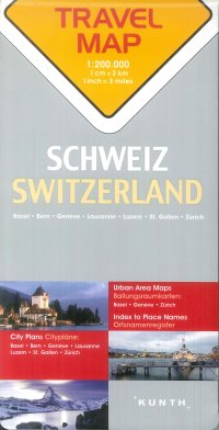 Immagine copertina libro Travel Map Suisse 1:200.000