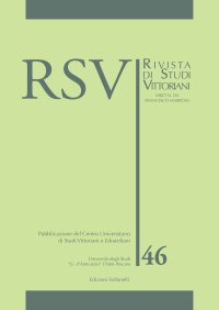 Immagine copertina libro RSV. Rivista di studi vittoriani. Vol. 46