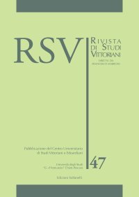 Immagine copertina libro RSV. Rivista di studi vittoriani. Vol. 47