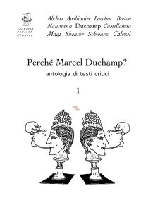 Immagine copertina libro Perché Marcel Duchamp? Antologia di testi critici. Vol. 1