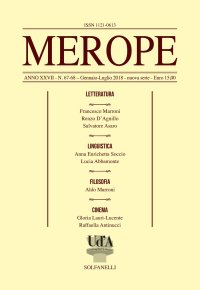 Immagine copertina libro Merope. Vol. 67-68: Letteratura-filosofia-cinema-linguistica