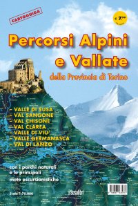 Immagine copertina libro Cartoguida: percorsi alpini e vallate della provincia di Torino