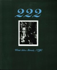 Immagine copertina libro 222 West 23rd Street, NYC. The Chelsea Hotel. Ediz. italiana e inglese