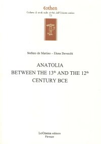 Immagine copertina libro Anatolia between the 13th and the 12th century BCE