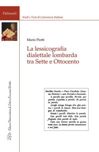 Immagine copertina libro La lessicografia dialettale lombarda tra Sette e Ottocento