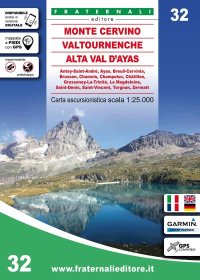 Immagine copertina libro Carta n. 32. Monte Cervino, Val Tournenche, Alta Val d'Ayas