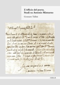 Immagine copertina libro L'officio del poeta. Studi su Antonio Minturno