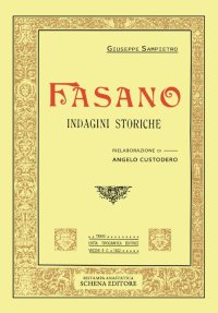 Immagine copertina libro Fasano. Indagini storiche