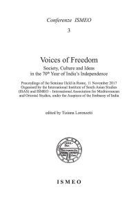 Immagine copertina libro Voices of freedom. Society, culture and ideas in the 70th year of India's independence
