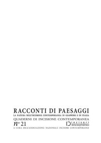 Immagine copertina libro Racconti di paesaggi. La natura nell'incisione contemporanea in Giappone e in Italia