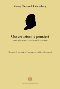 Immagine copertina libro Osservazioni e pensieri