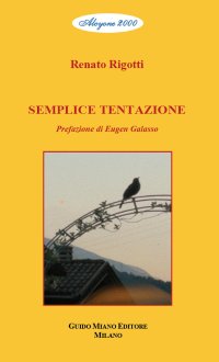 Immagine copertina libro Semplice tentazione. Testo in italiano e trentino
