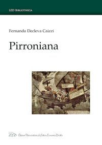 Immagine copertina libro Pirroniana. Ediz. italiana e inglese