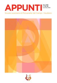 Immagine copertina libro Appunti. Scuola lacaniana di psicoanalisi del campo freudiano (2020). Nuova ediz.. Vol. 145: Novembre 2020