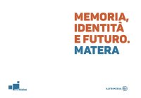 Immagine copertina libro Memoria, identità e futuro. Matera