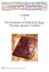 Immagine copertina libro Geography notebooks (2020). Vol. 3: The territories of political eccology: theories, spaces, conflicts