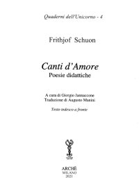 Immagine copertina libro Canti d'amore. Poesie didattiche. Testo tedesco a fronte. Ediz. multilingue