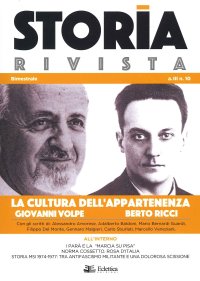 Immagine copertina libro Storia Rivista (2021). Vol. 10: La cultura dell'appartenenza. Giovanni Volpe, Berto Ricci