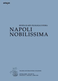 Immagine copertina libro Napoli nobilissima. Rivista di arti, filologia e storia. Settima serie (2021). Vol. 7: Gennaio-aprile