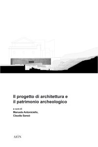 Immagine copertina libro Il progetto di architettura e il patrimonio archeologico