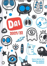 Immagine copertina libro DAI 2021/22. Diario ajenda info. Made by students  for students.