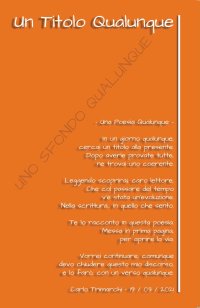 Immagine copertina libro Un titolo qualunque