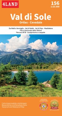 Immagine copertina libro Val di sole. Ortes-Cevedale. Carta topografica impermeabile 1:25.000 n. 156