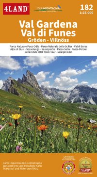 Immagine copertina libro Val Gardena Val di Funes. 182. Gröden-Villnöss. 1:25.000
