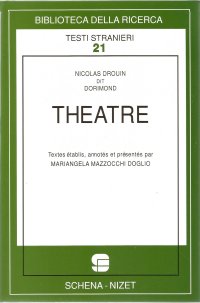 Immagine copertina libro Théatre. Ediz. critica