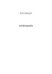 Immagine copertina libro Koo Jeong A. Autobiography. Ediz. a colori. Vol. 1