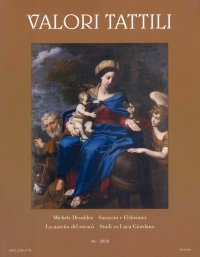 Immagine copertina libro Valori Tattili. Numero 16. 2020. Michele Desubleo. Saraceni e Elsheimer. La nascita del rococò. Studi su Luca Giordano.